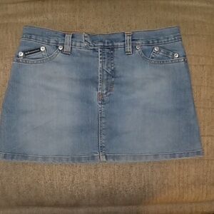 Dolce & Gabbana denim mini skirt size 26